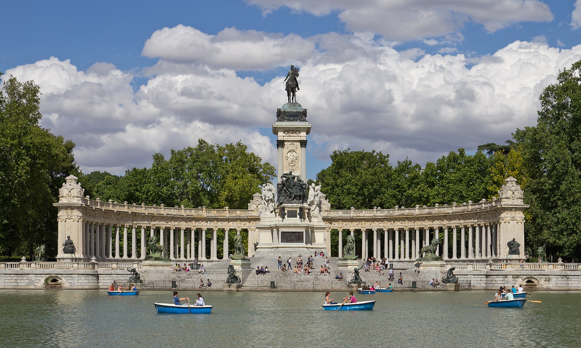 Retiro Park in Madrid