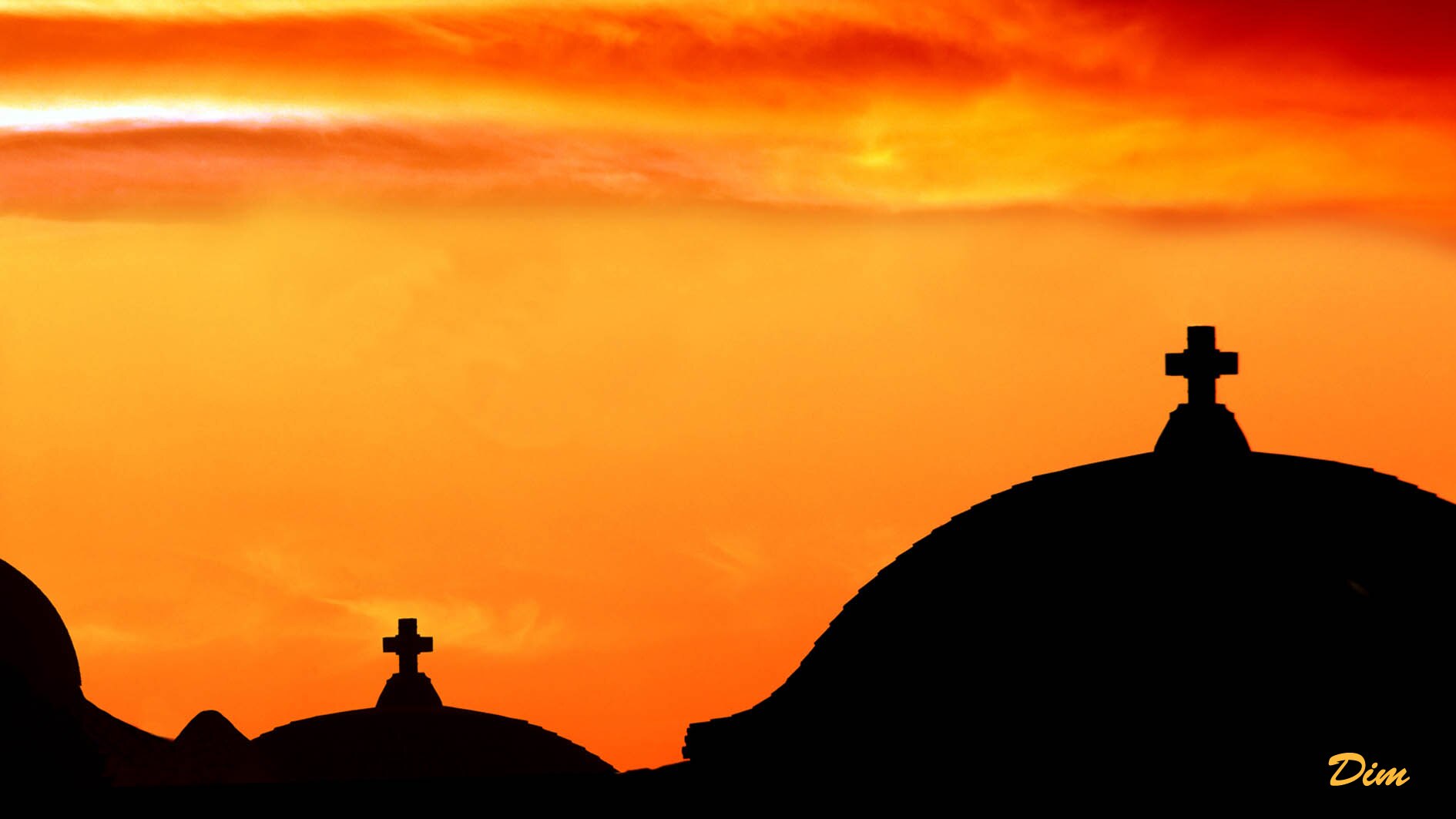 Skyline of Santorini, Greece