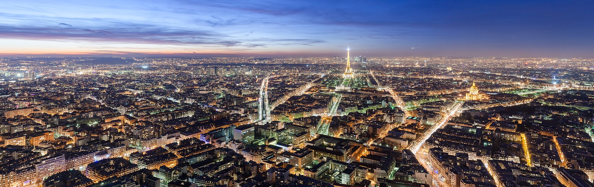 Skyline of Paris, France