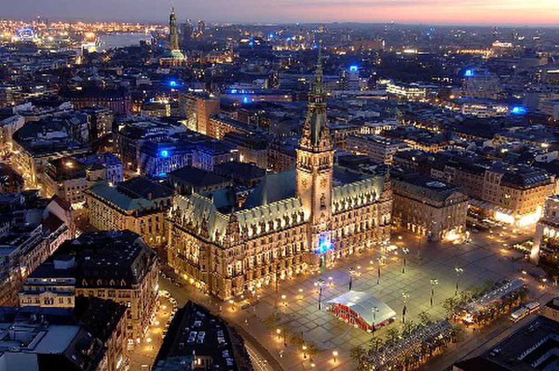 Skyline of Hamburg, Germany