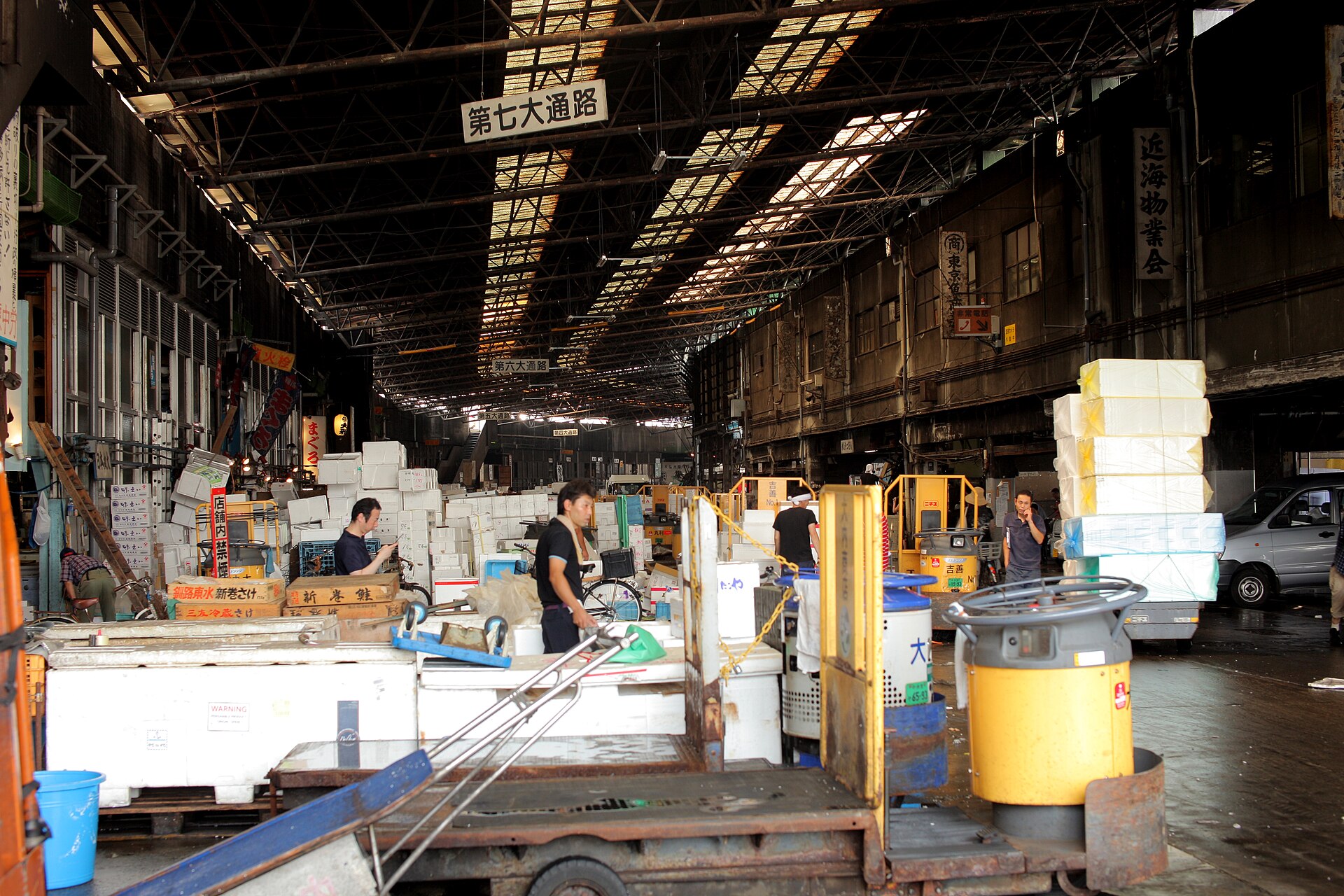 Tsukiji Fish Market in Tokyo